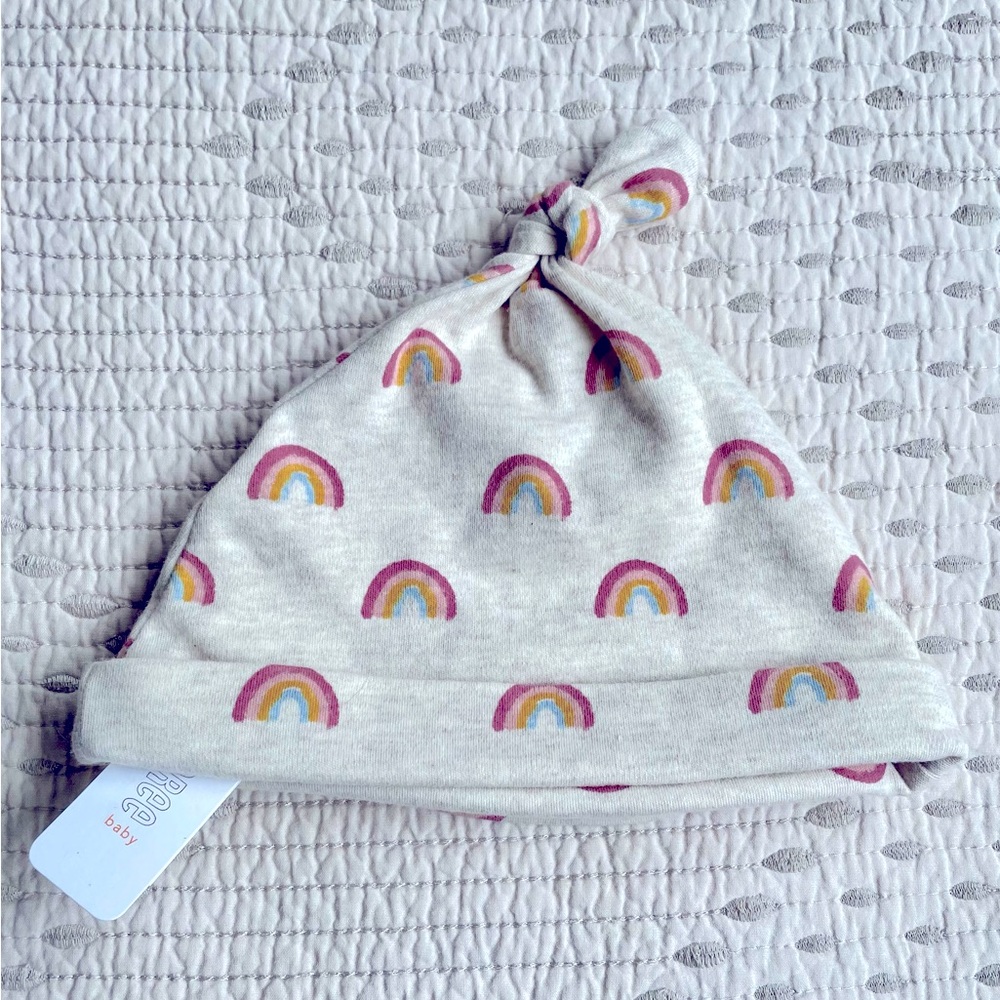 NWT Baby/Toddler Soft Rainbow Beanie Hat